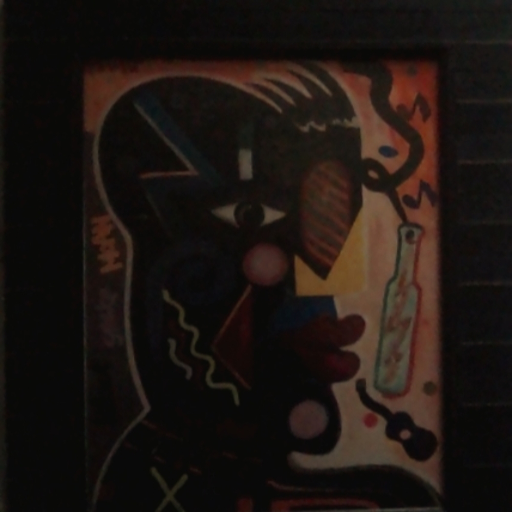 Painted artwork